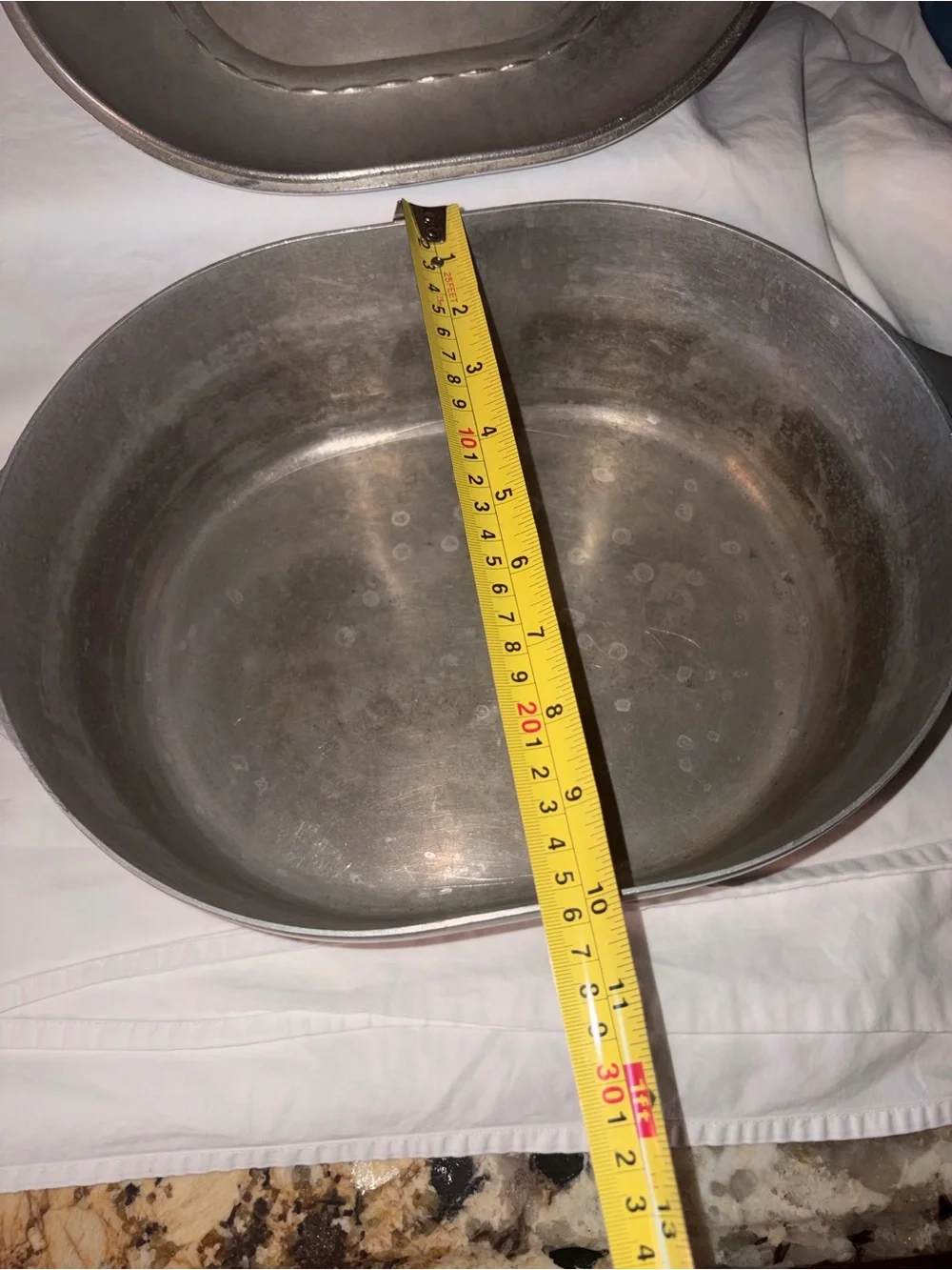 Vtg Wagner Ware Sidney -O- Magnalite 4265-P oval roaster (8- quart) With trivet
